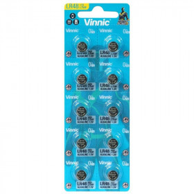 Vinnic Αλκαλικές Μπαταρίες Ρολογίων G5 / LR48 1.5V 10τμχ (L754F-C10)
