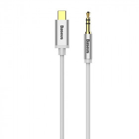 Baseus Yiven M01 USB-C (m) - 3.5mm Jack (m) Cable 1.2m White (CAM01-02)