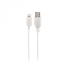 maXlife Καλώδιο USB - Lightning 2A 1m Λευκό (OEM001514)