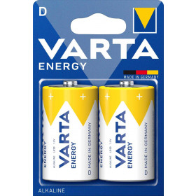 Varta Energy Αλκαλικές Μπαταρίες LR20 / D 2τμχ (04120 229 412)