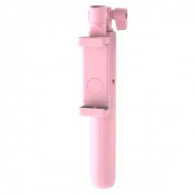 Baseus Ασύρματο Selfie Stick με Τρίποδο Ροζ (SUDYZP-F04)