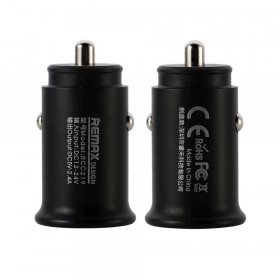 Remax RCC219 Roki Series Φορτιστής Αναπτήρα Αυτοκινήτου 2x USB 2.4A - Μαύρο