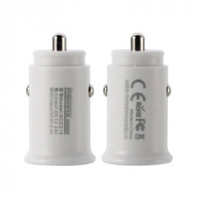 Remax RCC219 Roki Series Φορτιστής Αναπτήρα Αυτοκινήτου 2x USB 2.4A - Λευκό