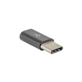 Akyga USB 2.0 Μετατροπέας USB-C Αρσενικό - micro USB-B Θυληκό Μαύρο (AK-AD-46)
