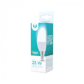 Forever Light Λάμπα LED για Ντουί E14 και Σχήμα C37 3W Φυσικό Λευκό 4500K 245lm (RTV003434)