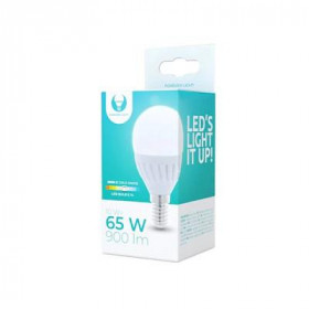 Forever Light Κεραμική Λάμπα LED για Ντουί E14 και Σχήμα G45 10W Ψυχρό Λευκό 6000K 900lm (RTV003451)