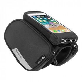 Wozinsky Bike Front Storage Bag Bicycle Frame Phone Case 6,5" 1,5L (WBB7BK)