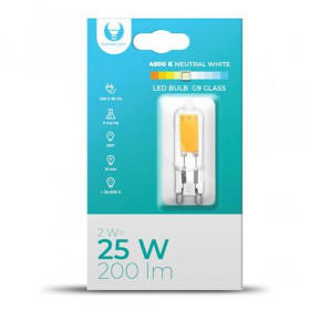 Forever Light Λάμπα LED Glass για Ντουί G9 2W Φυσικό Λευκό 4500K 200lm (RTV003669)