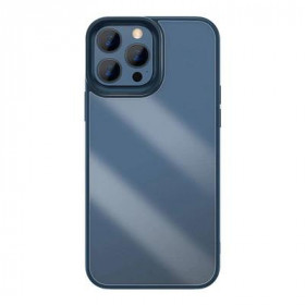 Baseus Crystal Θήκη με Πλαίσιο για iPhone 13 Pro Max Μπλε / Διάφανο (ARJT000803)