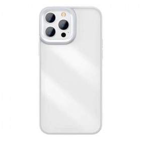 Baseus Crystal Θήκη με Πλαίσιο για iPhone 13 Pro Γκρι / Διάφανο (ARJT000413)