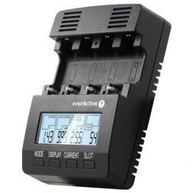 everActive Professional Φορτιστής 2-4 Θέσεων για Μπαταρίες Ni-MH / Ni-CD Μεγέθους AA / AAA / C / D (NC3000)