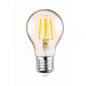 Forever Light Λάμπα LED Filament για Ντουί E27 και Σχήμα A60 4W Θερμό Λευκό 2200K 400lm με Χρυσό Κάλυμμα (RTV0100006)