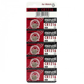Maxell Μπαταρίες Λιθίου Ρολογίων CR1216 3V 5τμχ