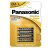 Panasonic Power Αλκαλικές Μπαταρίες LR03 / AAA 4τμχ (LR03APB/4BP)