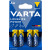 Varta Longlife Power Αλκαλικές Μπαταρίες LR6 / AA 4τμχ (04906 121 414)
