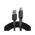 Green Cell PowerStream Καλώδιο USB - micro USB 3A 2m Μαύρο (KABGC17)