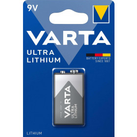 Varta Ultra Μπαταρία Λιθίου 6FR61 / 9V 1τμχ (06122 301 401)