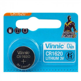Vinnic Μπαταρία Λιθίου Ρολογίων CR1620 3V 1τμχ (CR1620-C1)