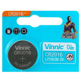 Vinnic Μπαταρία Λιθίου Ρολογίων CR2016 3V 1τμχ (CR2016-C1)