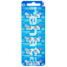 Renata Μπαταρίες Silver Oxide Ρολογίων 364 / SR621SW / G1 1τμχ