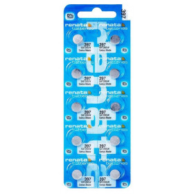 Renata Μπαταρίες Silver Oxide Ρολογίων 397 / SR726SW 1τμχ