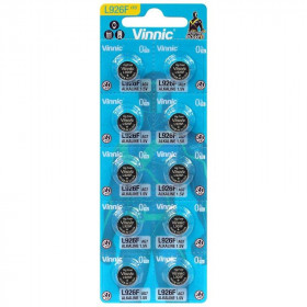 Vinnic Αλκαλικές Μπαταρίες Ρολογίων G7 / LR57 1.5V 10τμχ (L926F-C10)