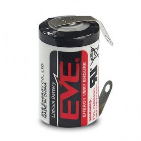 Eve Μπαταρία Λιθίου ER14250 / ½AA 1200mAh 3.6V με Λαμάκια 1τμχ