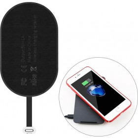 Baseus Microfiber Qi Δέκτης Ασύρματης Φόρτισης με Βύσμα Lightning (WXTE-A01)