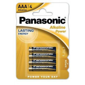 Panasonic Power Αλκαλικές Μπαταρίες LR03 / AAA 4τμχ (LR03APB/4BP)