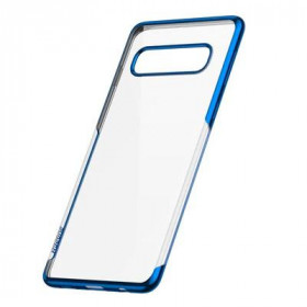 Baseus Shining Θήκη Σιλικόνης για Samsung Galaxy S10 Διάφανο / Μπλε (ARSAS10-MD03)