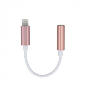 Forever Adapter Lightning to Jack 3.5 mm Pink