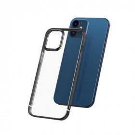 Baseus Shining Anti-Fall Θήκη Προστασίας για iPhone 12 Pro Max Διάφανο / Μαύρο  (ARAPIPH67N-MD01)