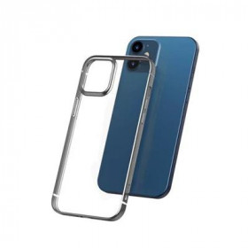 Baseus Shining Anti-Fall Θήκη Προστασίας για iPhone 12 mini Διάφανο / Ασημί (ARAPIPH54N-MD0S)