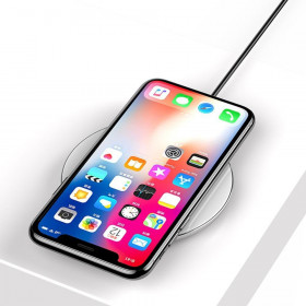 Baseus Simple Qi Ασύρματος Φορτιστής 10W Λευκό (CCALL-JK02)