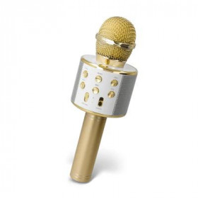 maXlife Bluetooth Microphone Speaker Gold (MX-300)