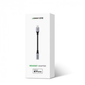 Ugreen US211 Audio Adapter Mini Jack 3,5mm Female To Lightning 10cm (30756)