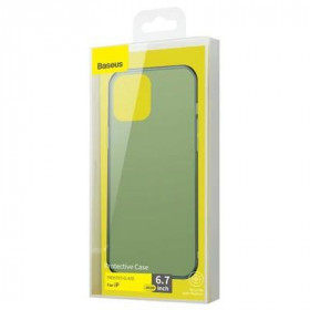 Baseus Frosted Glass Θήκη Προστασίας για iPhone 12 Pro Max Πράσινο (WIAPIPH67N-WS06)