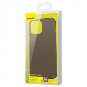 Baseus Frosted Glass Θήκη Προστασίας για iPhone 12 / 12 Pro Μαύρο (WIAPIPH61P-WS01)
