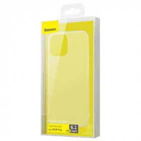 Baseus Frosted Glass Θήκη Προστασίας για iPhone 12 / 12 Pro Λευκό (WIAPIPH61P-WS02)