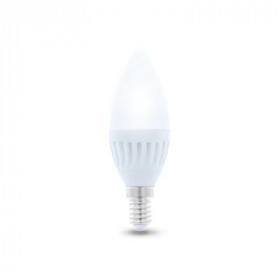 Forever Light Κεραμική Λάμπα LED για Ντουί E14 και Σχήμα C37 10W Φυσικό Λευκό 4500K 900lm (RTV003445)