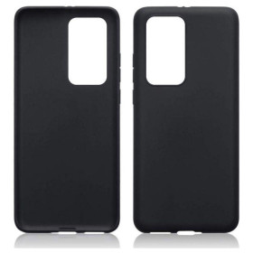 OEM Matt Θήκη Σιλικόνης για Huawei P40 Pro Μαύρο