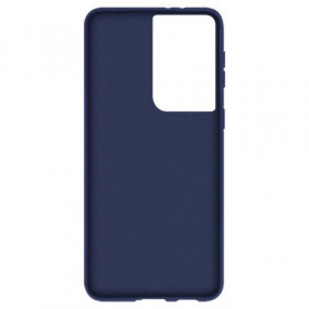 OEM Matt Θήκη Σιλικόνης για Samsung Galaxy S21 Ultra Σκούρο Μπλε
