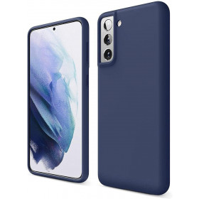 OEM Matt Θήκη Σιλικόνης για Samsung Galaxy S21+ Σκούρο Μπλε
