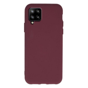 OEM Matt Θήκη Σιλικόνης για Samsung Galaxy A42 5G Μπορντό