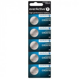 everActive Μπαταρίες Λιθίου Ρολογίων CR2016 3V 5τμχ (CR20165BL)
