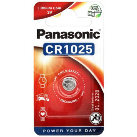 Panasonic Μπαταρία Λιθίου Ρολογίων CR1025 3V 1τμχ (CR-1025EL/1B)