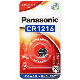 Panasonic Μπαταρία Λιθίου Ρολογίων CR1216 3V 1τμχ (CR-1216EL/1B)