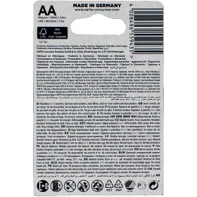 Varta Longlife Power Αλκαλικές Μπαταρίες LR6 / AA 4τμχ (04906 121 414)