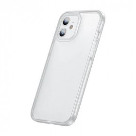 Baseus Θήκη με Πλαίσιο Προστασίας Κάμερας για iPhone 12 mini Διάφανο (FRAPIPH54N-02)