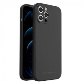 Wozinsky Color Θήκη Σιλικόνης για iPhone 12 Pro Max Μαύρο